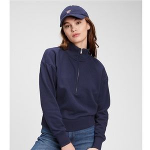 GAP vintage soft half zip sweatshirt